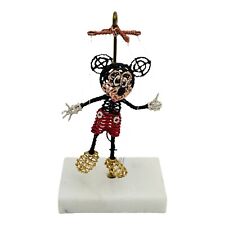 Disney Mickey Mouse Metal Sculpture Marionette Filigree Puppet Figurine RARE picture