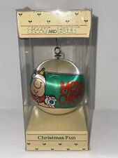 1982 Ziggy And Fuzz Merry Christmas Ornament American Greetings Boxed picture