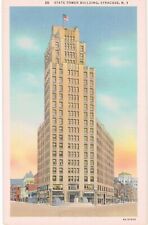 Syracuse State Tower Linen 1950 NY  picture