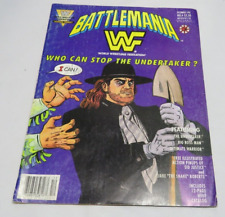 Battlemania #4 WWF 1991 comic with two pinups jake the snake & Sid Justice picture
