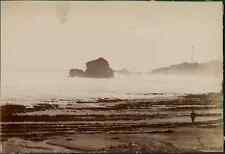 France, Biarritz (Pyrenees Atlantiques), approx. 1900 Vintage Citrate Print.  Shooting picture