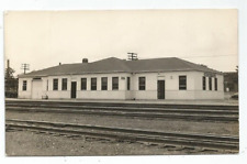 Brookfield, MO Missouri old RPPC Postcard, Railroad Depot picture