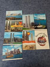 Lot 8 dif NY World Trade Center Pre 9/11  1970s Vintage MINT 4x6 postcard L160 picture
