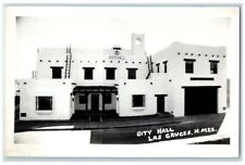 c1940's City Hall Building View Las Cruces New Mexico NM RPPC Photo Postcard picture