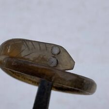 REALLY VERY OLD RARE ANCIENT VIKING SERPENT RING ARTEFACT AUTHENTIC STUNNING picture