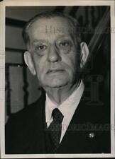 1940 Press Photo New York Giuseppi Cantu,Italian Admiral and Senator NYC picture
