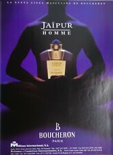 2000 Jaipur Homme Boucheron Cologne Spanish Colombia Full Page Ad - Rare picture