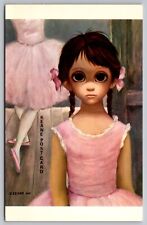Postcard: Walter (Margaret) Keane, The Reluctant Ballerina, 1964, Unposted picture