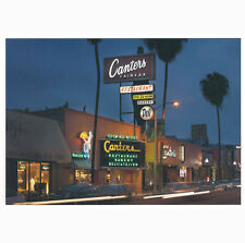Vintage Unused Postcard Hollywood Restaurant, Bakery, Kibitz Room CANTERS DELI picture