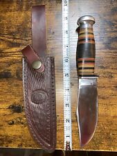 Antique CASE TESTED XX HUNTING KNIFE - SCOUT - with A Sheath picture