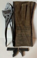 Vintage Eiffel-Flash Plierench Set Chicago USA W/ Pouch & Replacement Jaws picture