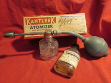 Vintage 1940's Kantleek Atomizer By Rexall Drug Co., Old St.Louis,MI Drug Bottle picture