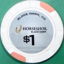 $1 Casino Chip. Horseshoe, Black Hawk, CO. Y91. picture