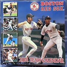 Vintage 2001 Boston Red Sox Team Calendar picture