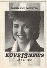 1987 TV AD~MARIANNE BANISTER NEWS REPORTER KOVR STOCKTON ~ SACRAMENTO,CALIFORNIA picture