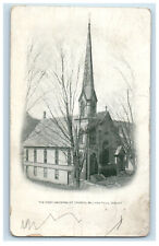 1907 The First Universalist Church Bellows Falls Vermont VT PMC Posted Postcard picture