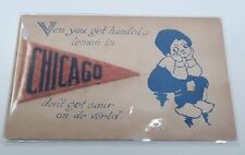 Antique Postcard Chicago When You Get Handed A Lemon Don't Get Sour on The World picture