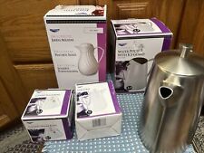 Vollrath Steel Insulated Bowl Pitcher Stainless Pot Water Swirl Sugar Coffee picture
