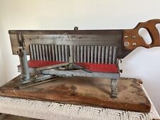 🍊Vintage Millers Falls Miter Box & Superior Warranted Saw | Unknown Model picture