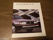 MINT CHEVROLET 1988 CHEVY CELEBRITY CL EUROSPORT SALES BROCHURE NEW (R-66 / O) picture