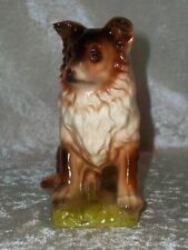 Vintage Ceramic EIN Shetland Collie Puppy Dog Figurine Japan picture