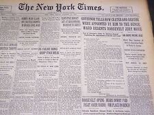1930 OCT 10 NEW YORK TIMES - FDR TELLS HOW CRATER & BERTINI APPOINTED - NT 4973 picture