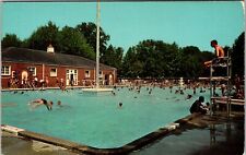 Parkersburg WV-West Virginia, City Park Pool, Vintage Postcard picture