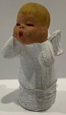 Jullar Singing Angel Pottery Figurine Made In Spain Spanish Handmade 4” Tall picture