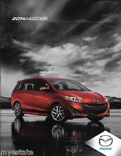 2014 14 Mazda 5   Original sales brochure MINT picture
