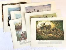 8 Different National Guard Heritage Prints from 1974-81 14x11 picture
