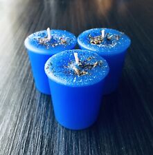 (3) Happy Home Votive Candles, Handmade, Organic, Witchcraft, Hoodoo, Wicca picture