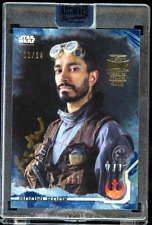 BODHI ROOK 2018 Topps Archives Star Wars RIZ AHMED AUTO Autograph SP /14 picture
