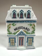 Vintage Lenox Spice Village Mustard Spice Jar Fine Porcelain 1989 picture