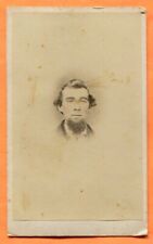 CDV Middletown PA, Portrait of a Bearded Man ID'd by Matteson ca 1860s Backstamp picture