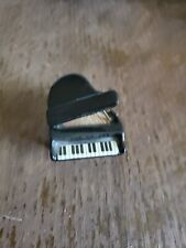 Vintage Porcelain Baby Grand Piano Miniature Figurine picture