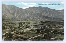 1910. BIRDS EYE VIEW OF SIERRA MADRE, CAL. POSTCARD. HH17 picture