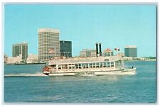 c1950 The Carrie B Authentic Replica River Boat Portsmouth Virginia VA Postcard picture