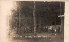 RPPC - London Springs, Oregon - People at the Park - c1922 picture