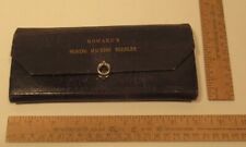 HOWARD'S SEWING MACHINE NEEDLES - EMPTY - Z&M fold-out leather case - vintage picture