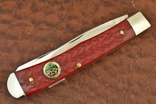 SMOKY MOUNTAIN KNIFE WORKS RED BONE TRAPPER by QUEEN USA 1978-2003 NICE (16657) picture