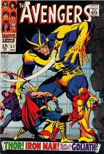 Avengers #51 Iron Man Captain America Thor Hawkeye Goliath Marvel 1968 picture