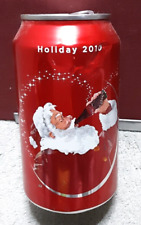 2010 Coca Cola Holiday Santa Claus Soda can opened picture