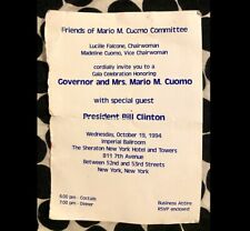 HONORING GOVERNOR AND MRS. MARIO M. CUOMO - WITH BILL CLINTON - OCT 19, 1994 picture
