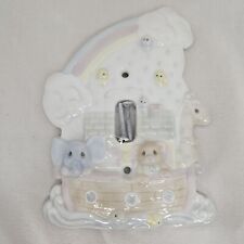 vintage rare precious moments noah ark light switch plate cover nursery picture