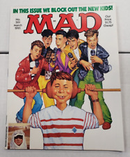 Mad Magazine #301 NM High Grade Rare Hussein Asylum Edition New Kids March 1991 picture