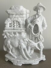 ANTIQUE 19th Century Vase Grafenthal DEP Unger Schneider & Co Boy & Donkey picture