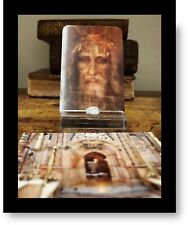 Shroud of Turin with Tomb of Jesus Stone gathered site of Renovation picture