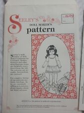 Vintage Seeley's Dollmaker Pattern MP09 Hulda dress slip panties uncut picture