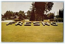 c1950's Cherry Evergreen Fresno California CA, Large Letters Vintage Postcard picture