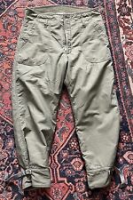 US Military Trousers Cold Weather Permeable Insulated OD Green size Large 1978 picture